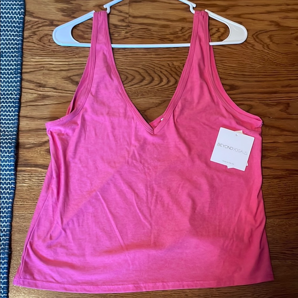 Beyond Yoga Hot Pink Tank Top